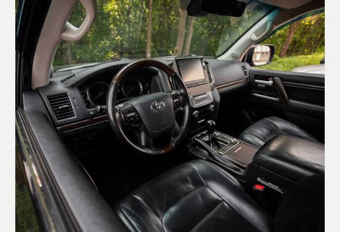 Toyota Land Cruiser car interior