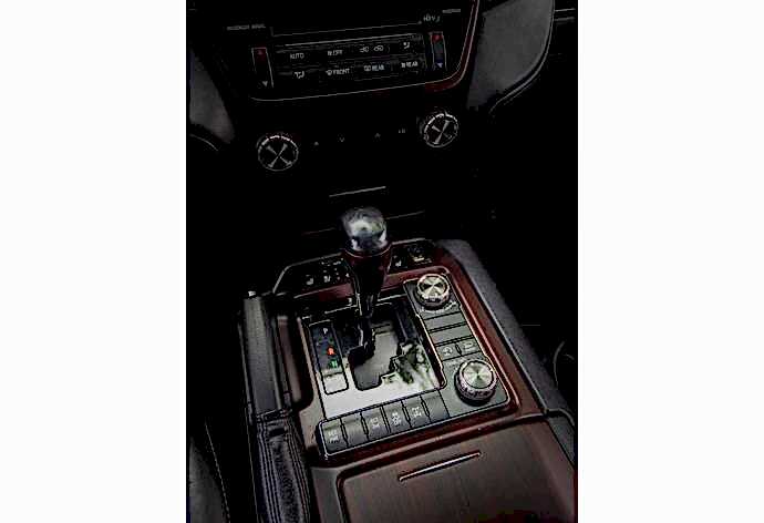 Toyota Land Cruiser car interior
